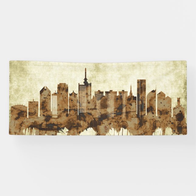 Banderoles Lac Nigeria Cityscape (Horizontal)