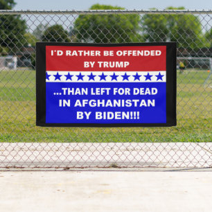 Banderoles L'Afghanistan Anti-Biden Est Parti Pour Mort