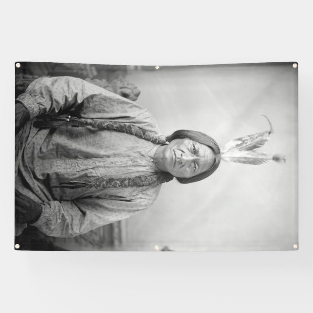 Banderoles Lakota Leader assis Bull Amérindien (Horizontal)