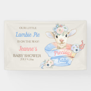 Banderoles Lambe rose bleu Sexe Neutre Révélation