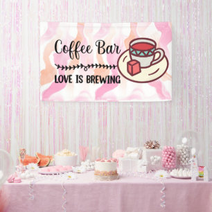 Banderoles L'amour du bar à café brasse