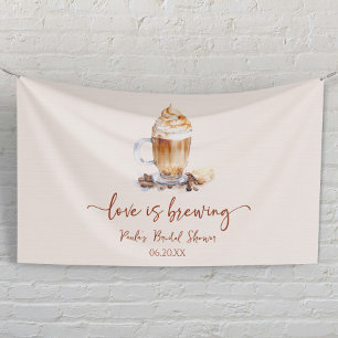 Banderoles L'Amour Est En Train De Préparer Un Bain De Café P