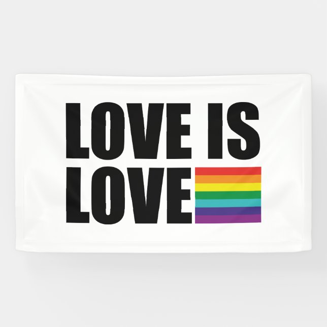Banderoles L'amour est l'amour (Horizontal)