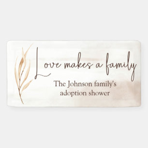 Banderoles "L'amour fait une famille"