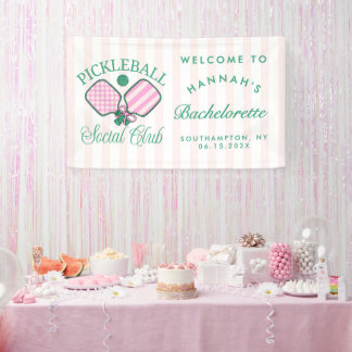 Banderoles Last Swing Before The Ring Pickleball Bach Weekend