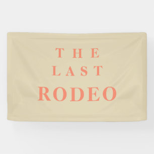 Banderoles "Le dernier rodéo" soirée de bachelorette cowgirl