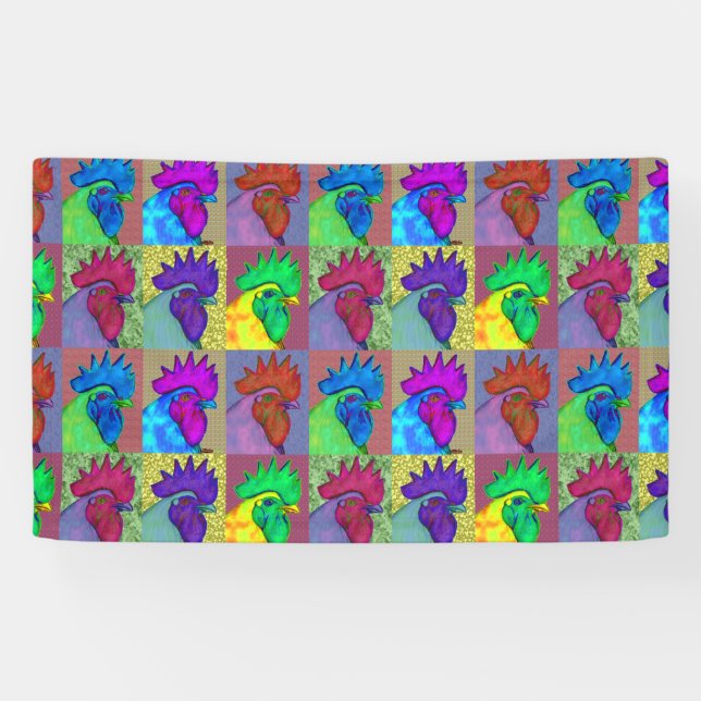 Banderoles Le gibier de Roosters ! (Horizontal)