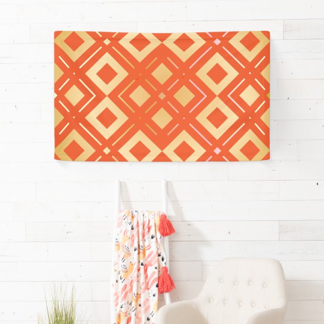 Banderoles Le Motif géométrique de Kamelia 6 (En situation)