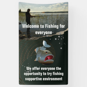 Banderoles Le pêcheur. Bonne pêche