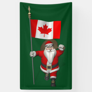 Banderoles Le Père Noël visite le Canada