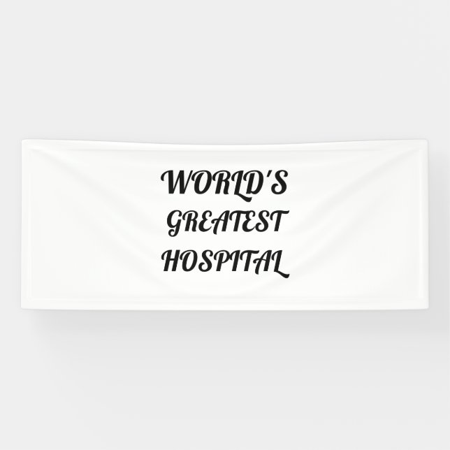 BANDEROLES LE PLUS GRAND HÔPITAL (Horizontal)