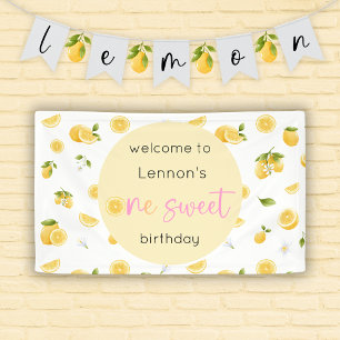 Banderoles Lemon One Sweet Birthday