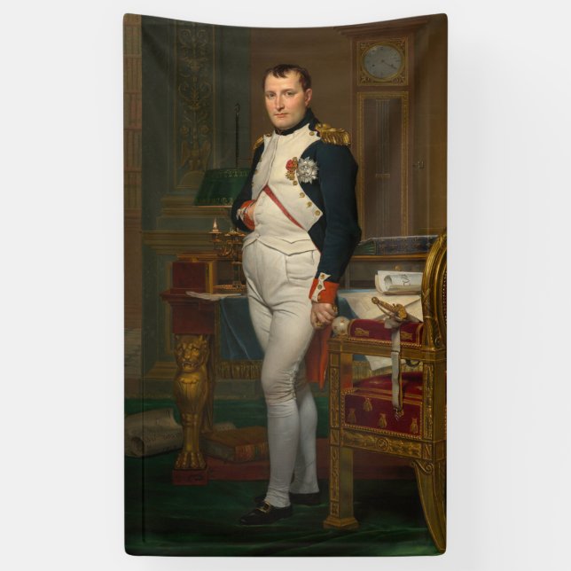 Banderoles L'empereur Napoléon Bonaparte aux Tuileries (Vertical)