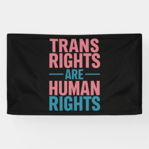 Banderoles Les droits transgenres sont une fierté transgenre