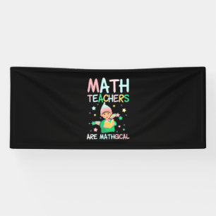 Banderoles Les Enseignants En Mathématiques Sont Mathiques