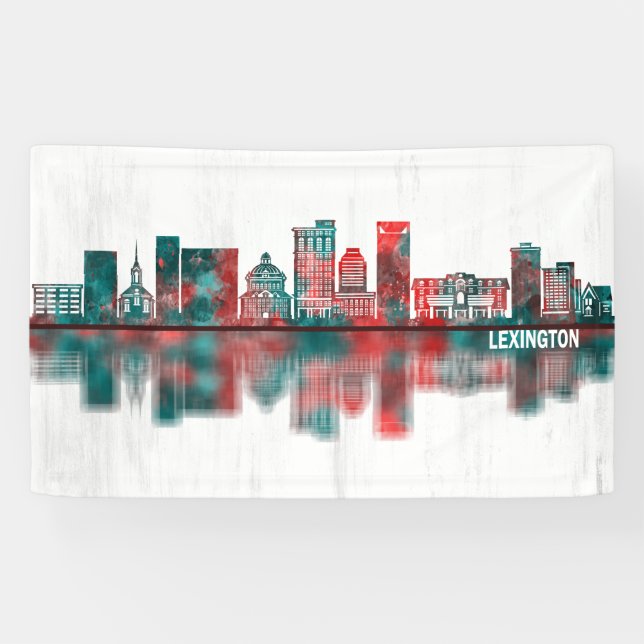 Banderoles Lexington USA Skyline (Horizontal)