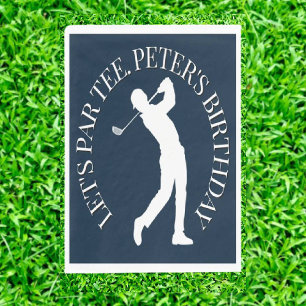 Banderoles L'extravagance d'anniversaire du golfeur