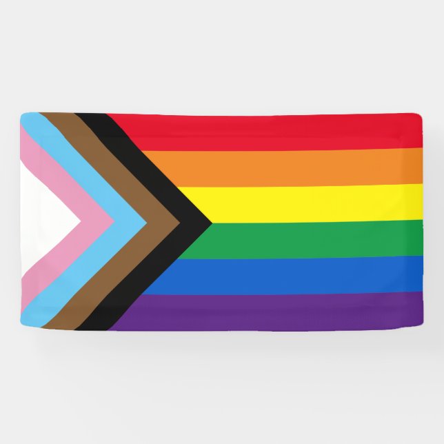 Banderoles Lgbtq arc-en-ciel diversité drapeau gay pride (Horizontal)