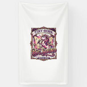 Banderoles Licorne Petite Corne Gros Son Stylé Merch Design_1