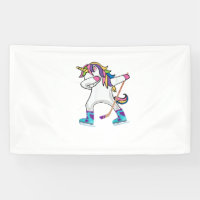 Licorne qui Dab avec un Bâton de Hockey Licorne Sp