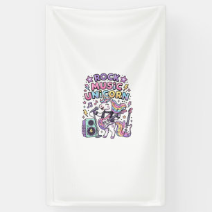 Banderoles Licorne Rock Musique Licorne Charme Marketplace Ar