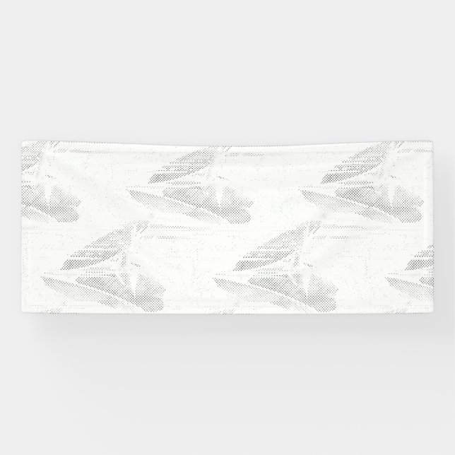 Banderoles Line Art, Seashell, Harpe Banner (Horizontal)