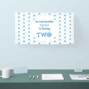 Banderoles Little Snowflake 2e anniversaire