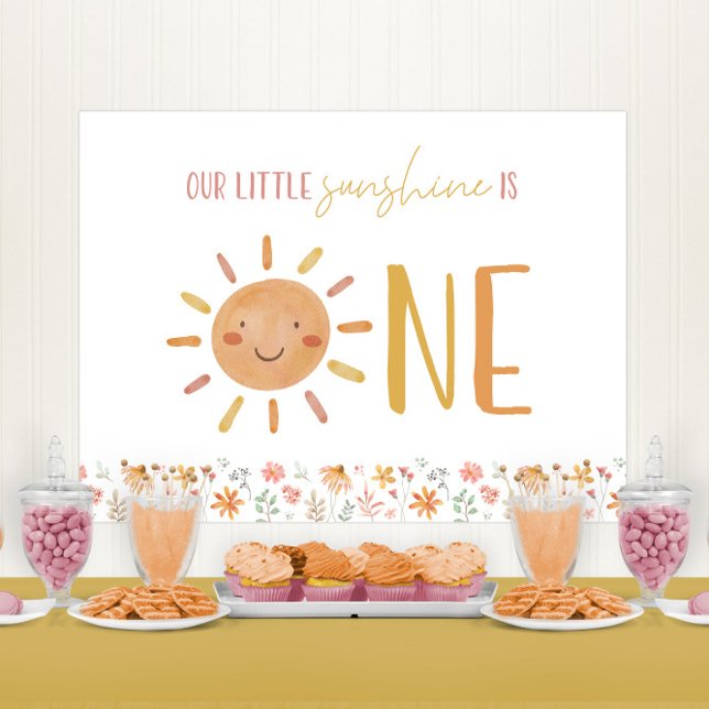Banderoles Little Sunshine 1er anniversaire (Créateur téléchargé)