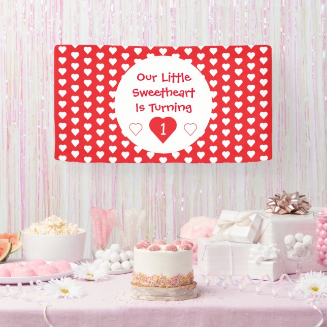 Banderoles Little Sweethee 1er anniversaire (Fête)