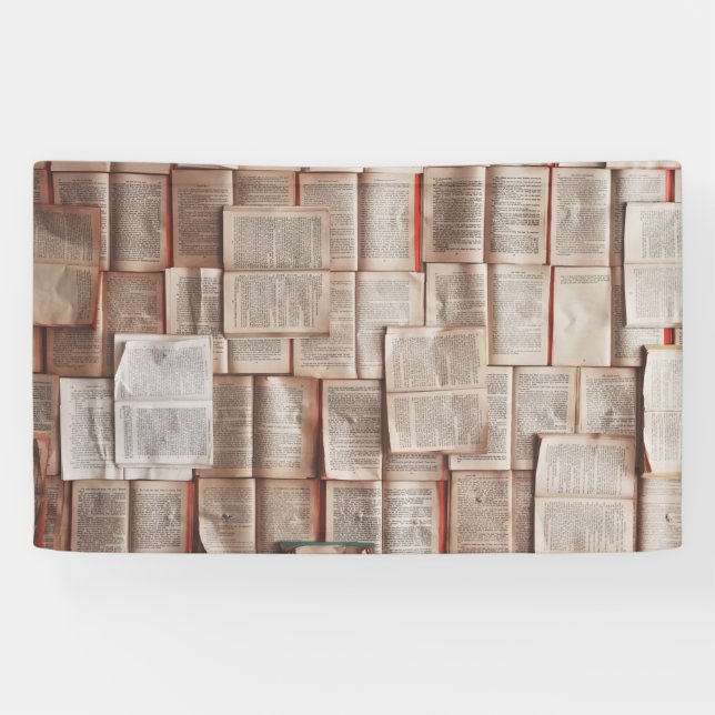 Banderoles Livres vintages (Horizontal)