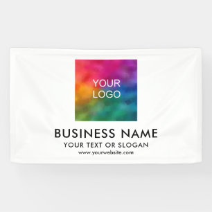 Banderoles Logo d'entreprise personnalisé Modèle moderne élég