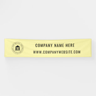 Banderoles Logo d'entreprise personnalisé   Nom commercial et