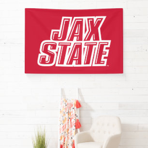 Banderoles Logo d'état de Jacksonville State University JAX S