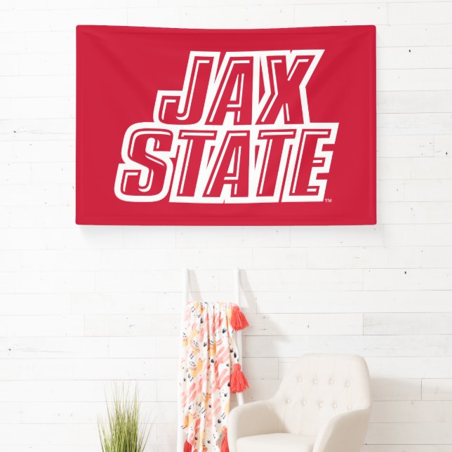 Banderoles Logo d'état de Jacksonville State University JAX S (Insitu)