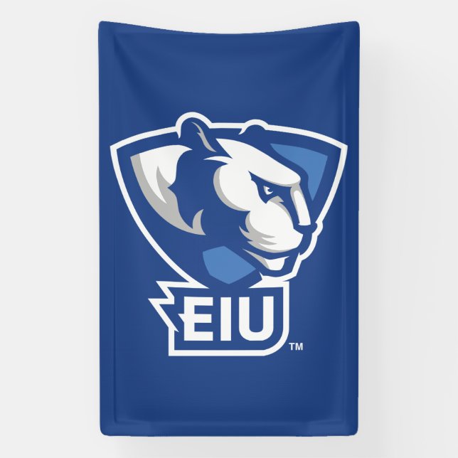 Banderoles Logo Eastern Illinois University Panthers (Verticale)