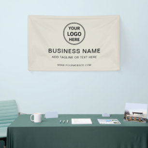 Banderoles Logo personnalisé moderne minimal Marque d'entrepr