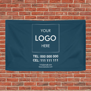 Banderoles Logo publicitaire Marine