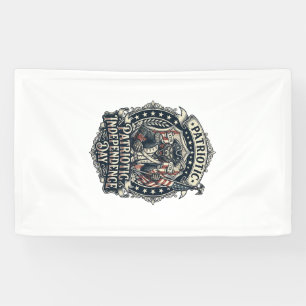 Banderoles Loup-garou patriotique Patriote Horreur Monstre Pa
