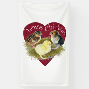 Banderoles Love Chickies