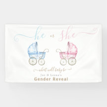 Lui ou elle, Pink ou Blue Stroller Genre Reveillez