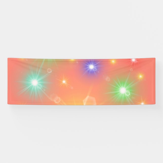 Banderoles Lumières motifs et colorées (Horizontal)