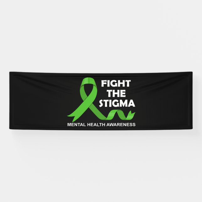 Banderoles Lutter contre la stigmatisation et la sensibilisat (Horizontal)