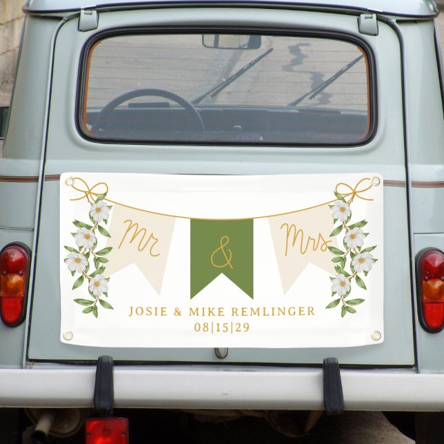 Banderoles M. et Mme Voiture Banner (Créateur téléchargé)