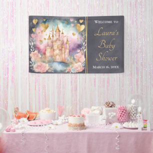 Banderoles Magic Fairytale Princess Baby shower Bienvenue