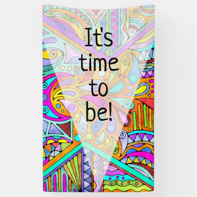 Banderoles Main Tirée Par EDDArt - Blah Blah Blah 1 (Vertical)