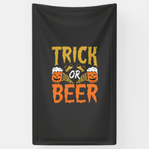 Banderoles Mains de squelette de bière ou farce d'Halloween