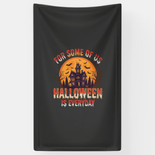 Banderoles Maison Hantée Tous Les Jours Halloween Graphique V