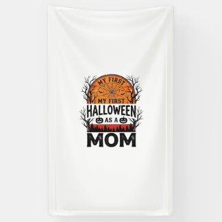 Banderoles Maman Halloween Ma Première Vintage Fantomatique_1