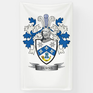 Banderoles Manteau de crête de famille de brûlures des bras