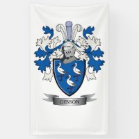 Manteau de crête de famille de Gibson des bras